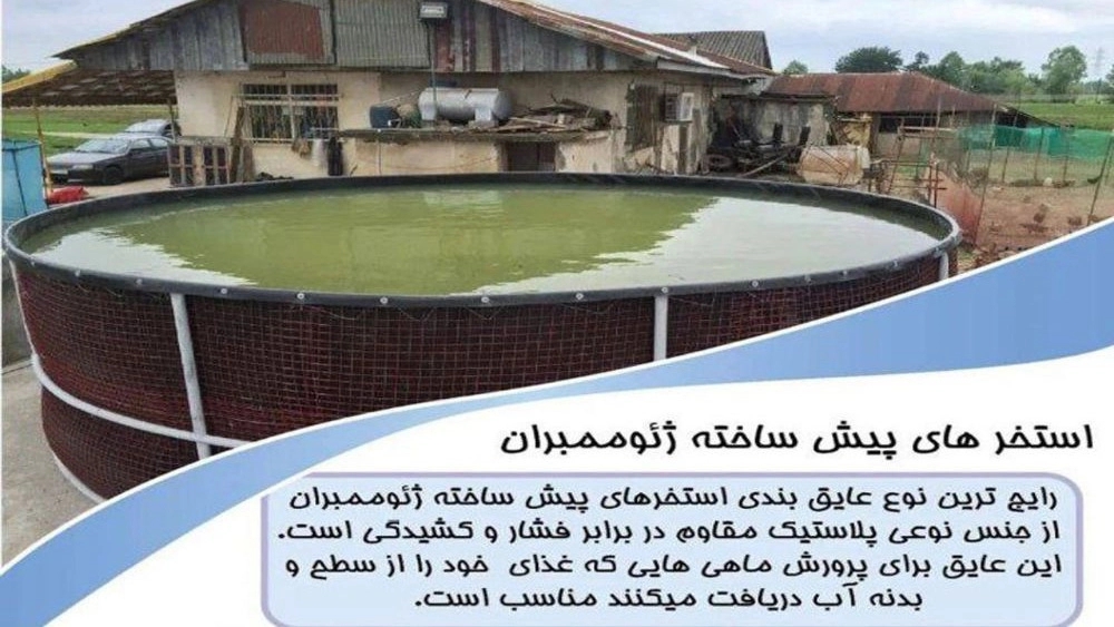 استخر پرورش ماهی در گیلان استخر پرورش ماهی در گیلان